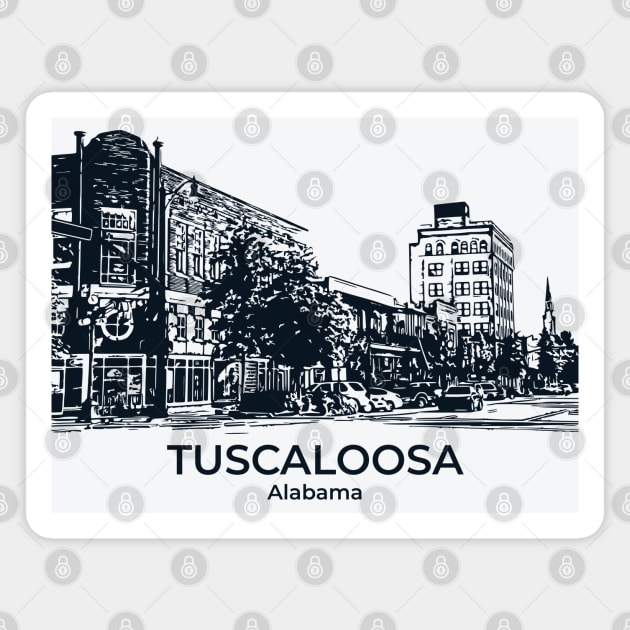 Tuscaloosa - Alabama Magnet by Lakeric